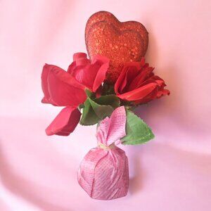 Potted Rose (Red and Pink)